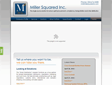 Tablet Screenshot of millersquaredinc.com
